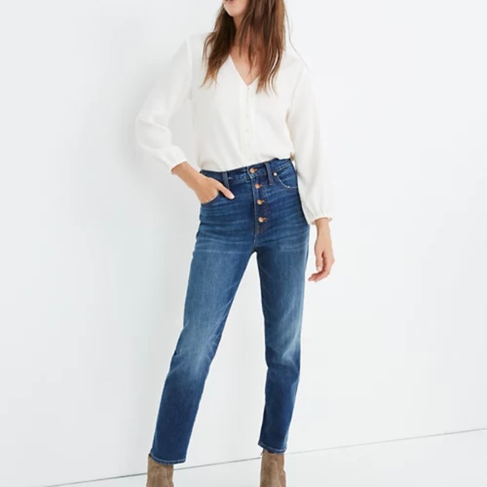 Madewell the perfect vintage crop jeans
